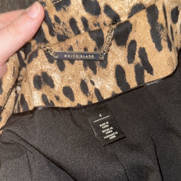 Women’s White Black Jacket - Picture 3 of 3